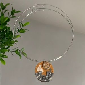 Artisan✨Necklace omega aluminum with polym…